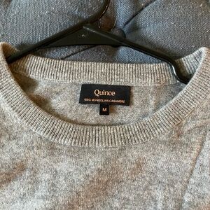 Quince Gray Cashmere Sweater